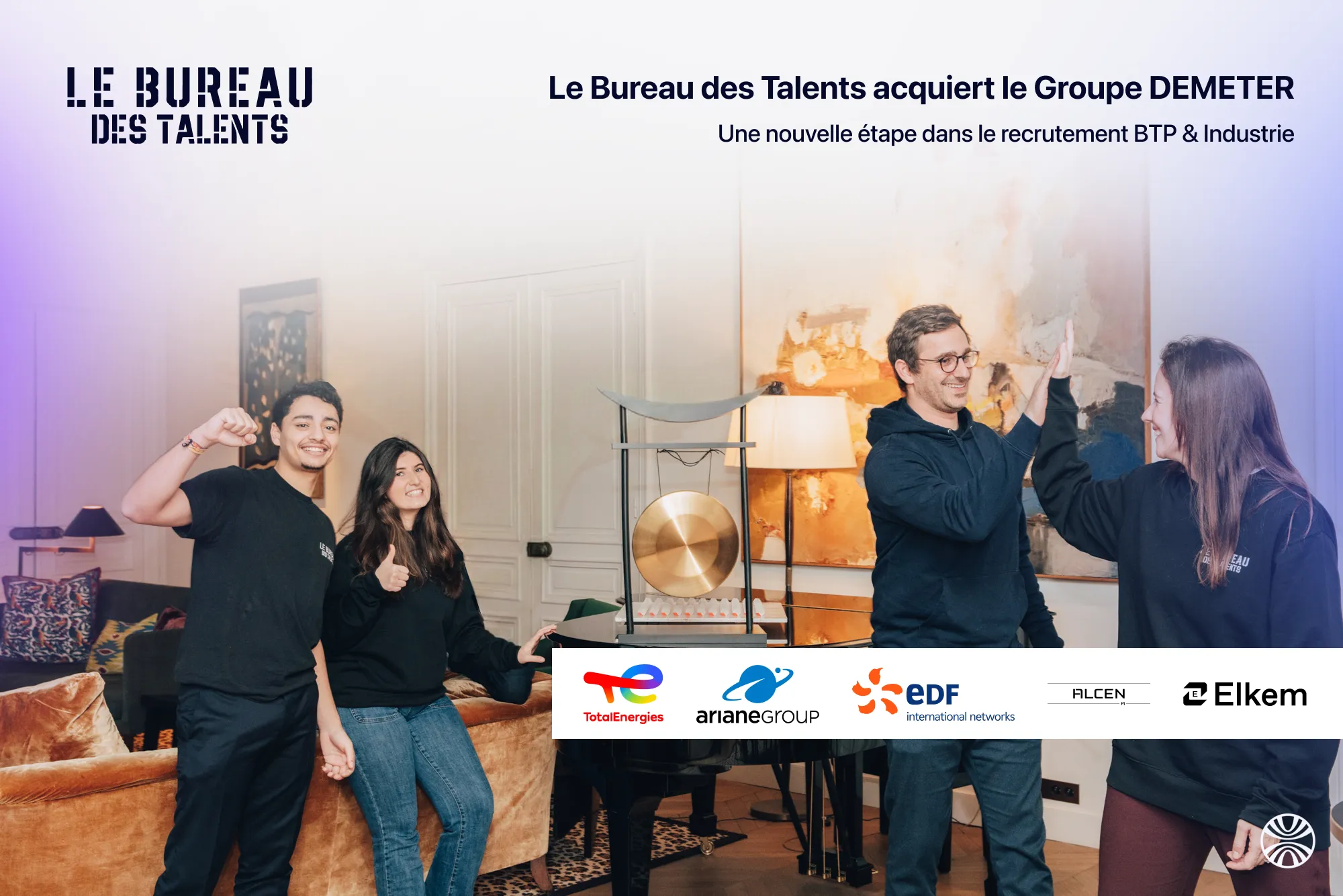 Acquisition Groupe Demeter Bureau des Talents